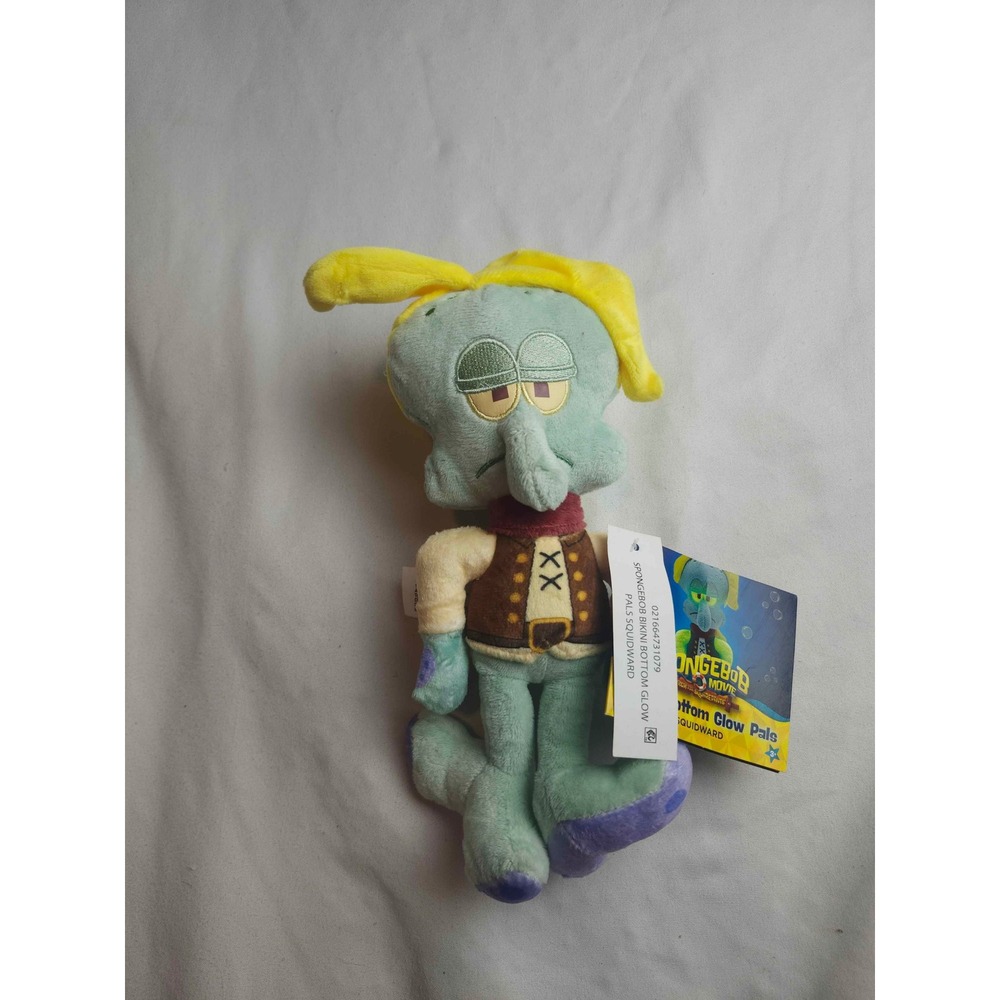 Funrise SpongeBob Movie Bikini Bottom Glow Pals Squidward Plush NWT